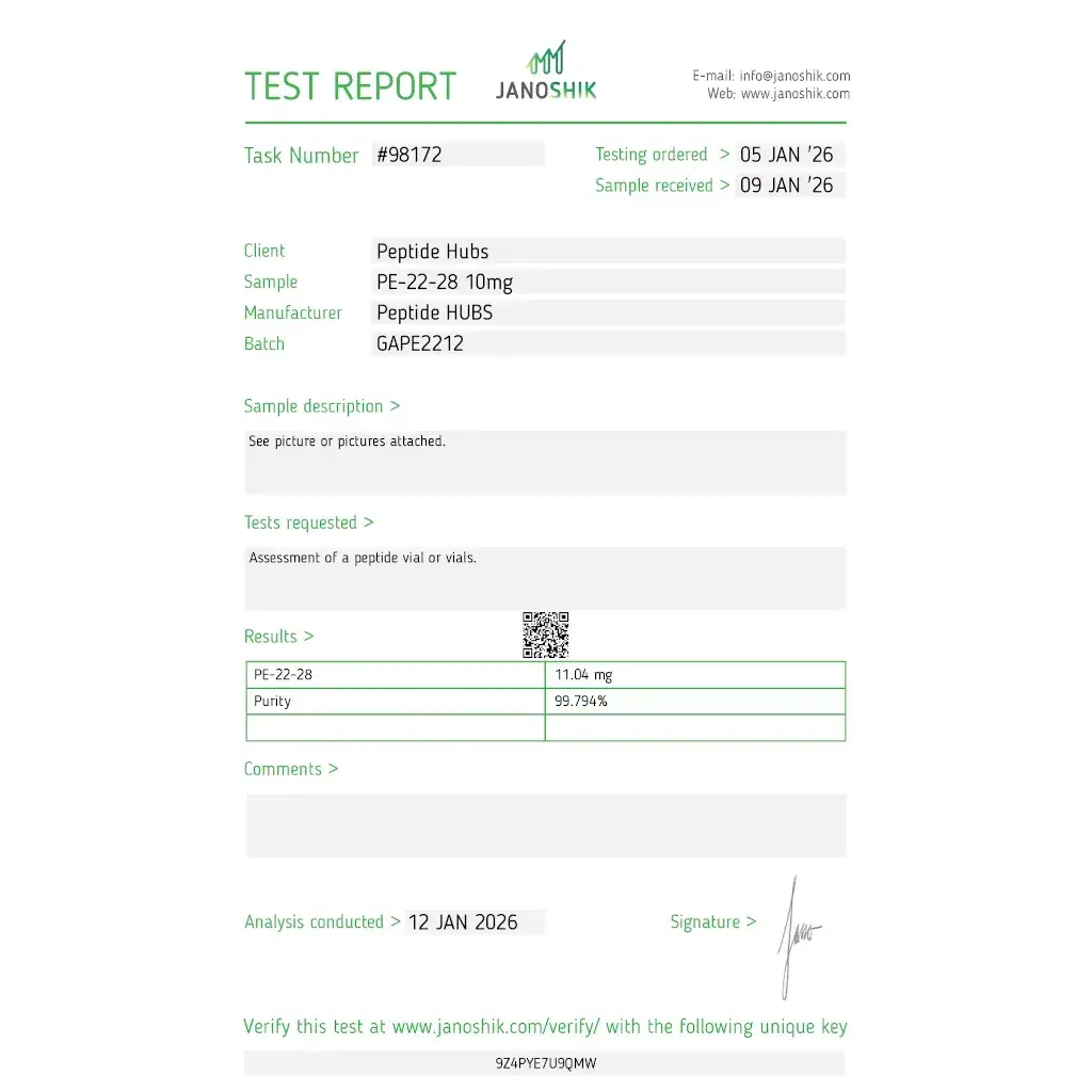pe-22-28 product testing certification