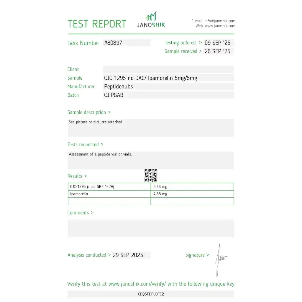 CJC-1295/Ipamorelin 10 mg